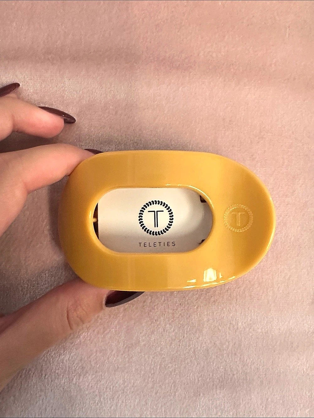 T3 Flat Clip Flat Hair Clip Yellow NWT